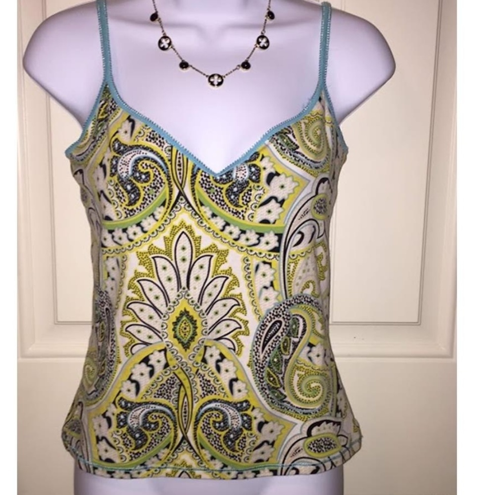 Paisley Print Tank Top